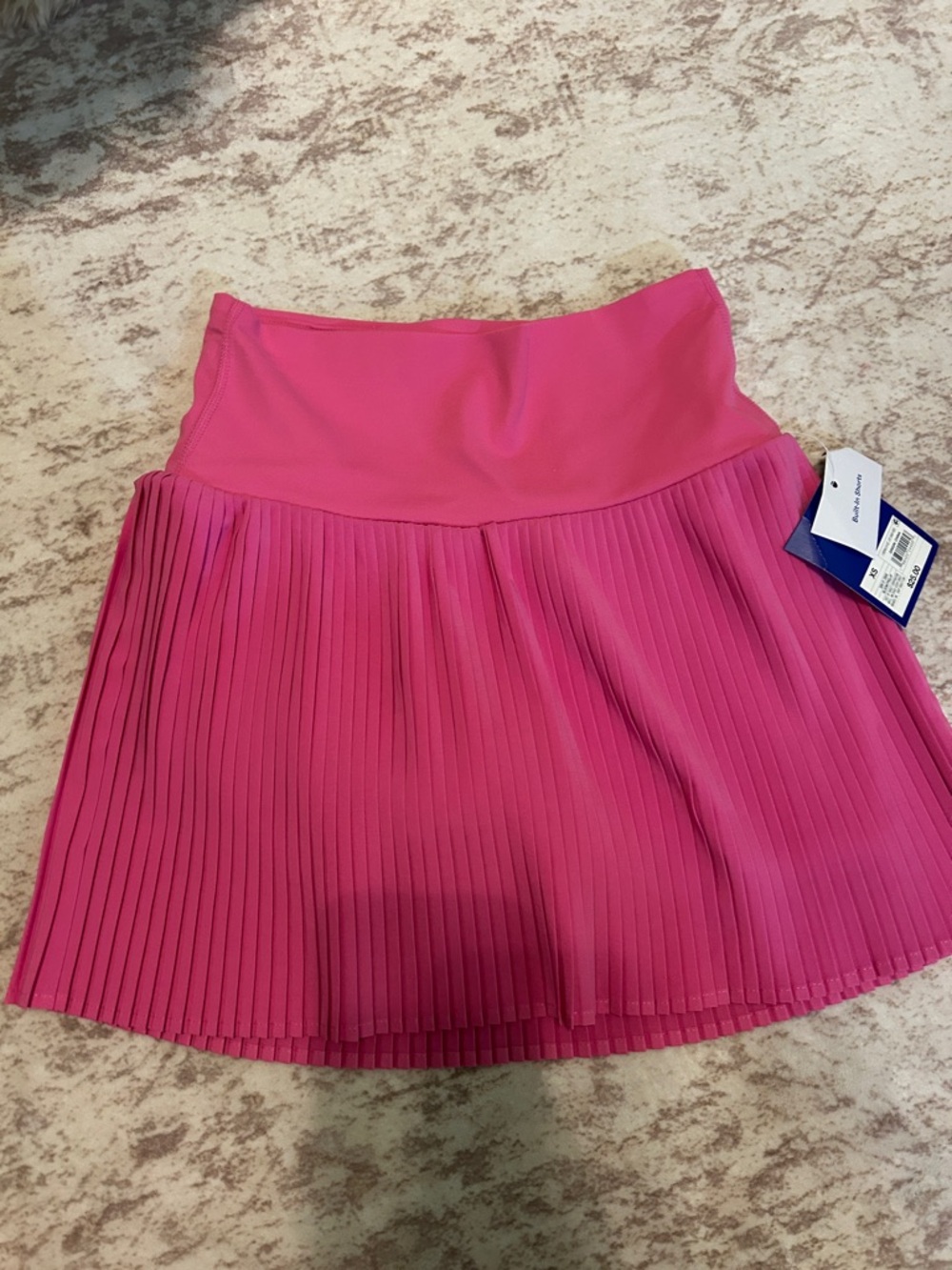 JoyLab Hot Pink Pleated Mini Skirt